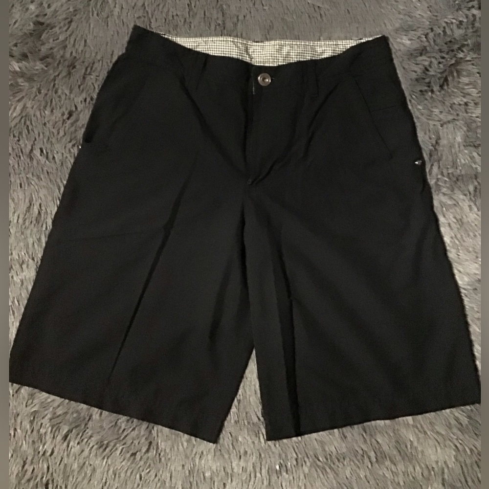 Lululemon Mens Black Shorts 34” GUC Small Flaw